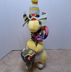 Pokemon Center Original Plush Doll We Are TEAM TREAT Ampharos Limited Yellow